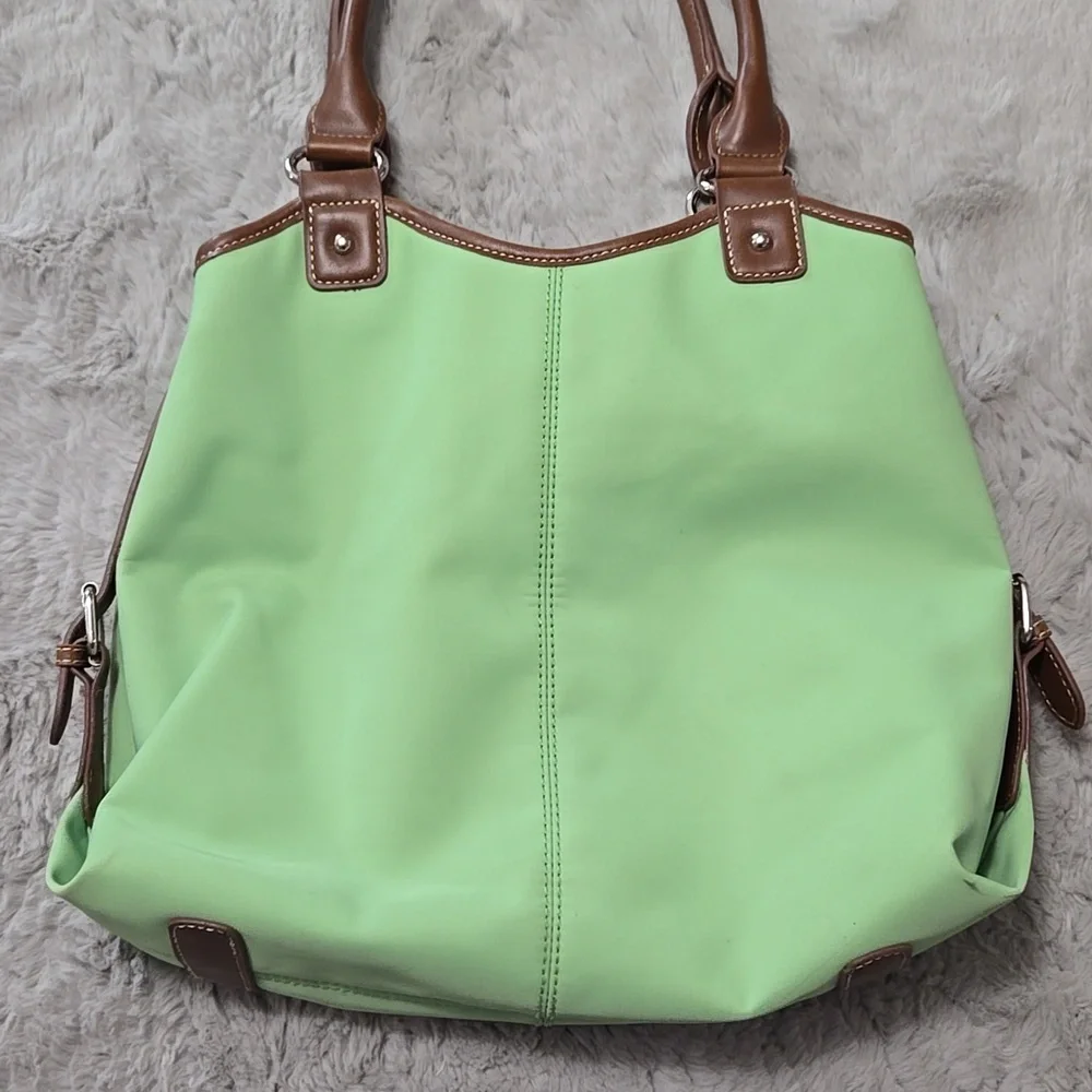 CHAMPS Lime Green Nylon Shoulder Bag